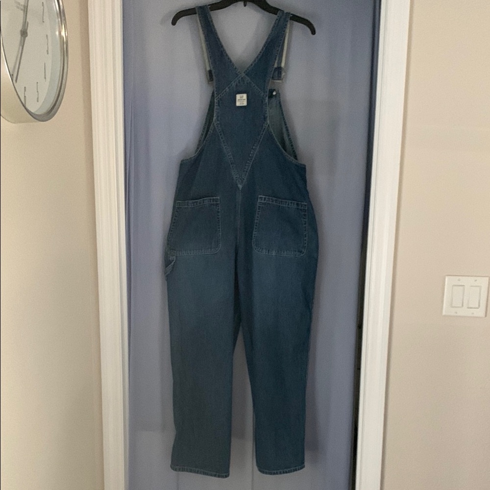 GAP - NWT - X-Small - Blue Denim OVERALLS - INDUSTRIAL DENIM - Vintage - Picture 8 of 12